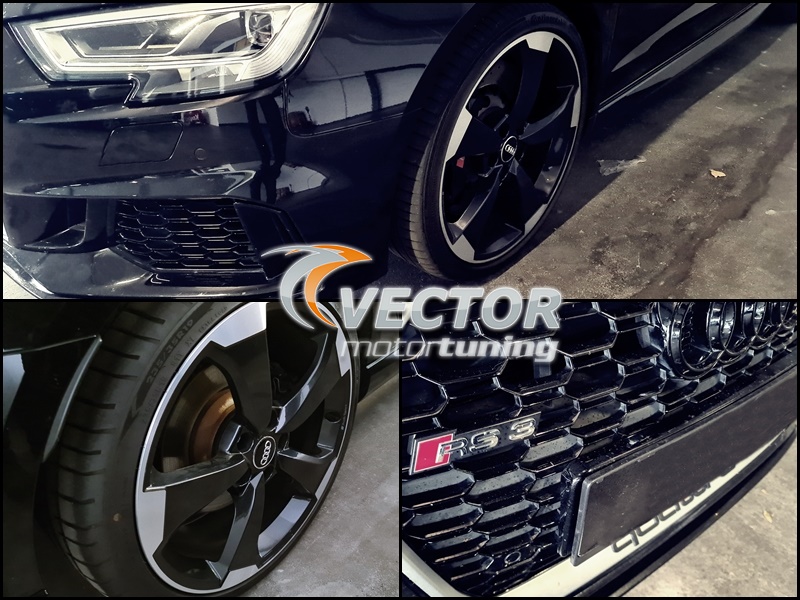 Audi RS3 2.5 TFSI (8V) quattro DNWA is now equipped with W Keypad PLUS from Vector Tuning!
