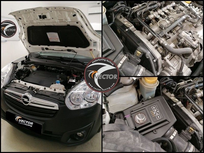 More power and torque for Opel Combo 1.3 with W Keypad PLUS from Vector Tuning!