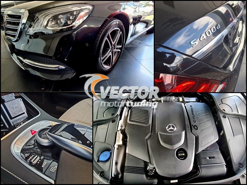 Fuel saving and more power on Mercedes Benz S 400d 4MATIC with W Keypad Sent from Vector Tuning!