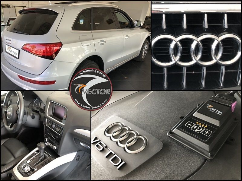 Vector Tuning powered up Audi Q5 3.0 TDI quattro (8R) with W Keypad PLUS Module from Powerbox!