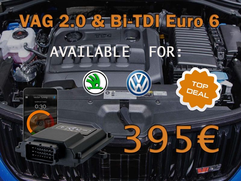 TOP DEAL in Vector MotorTuning! W Keypad PLUS for VAG 2.0 & Bi-TDI Euro 6 now 395€!