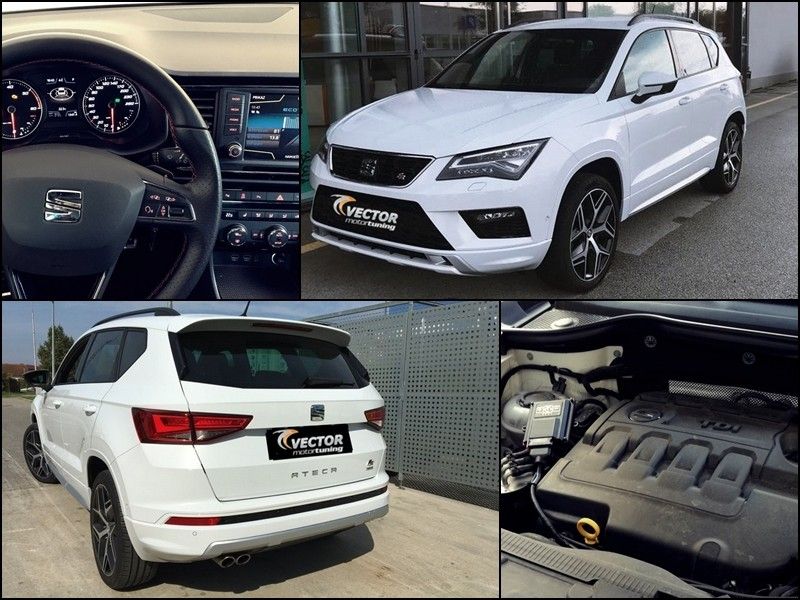 This is amazing! Seat Ateca 2.0 TDI 4Drive FR boosted by Vector Tuning