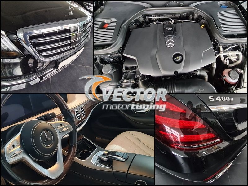Check what Vector Tuning did to Mercedes Benz S 400d with W Keypad SENT!