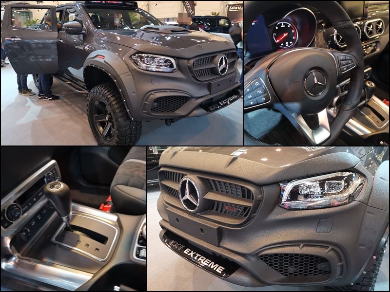 Mercedes Benz X-Class is way more cool after boost with W Keypad PLUS from Vector Tuning